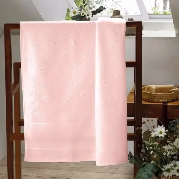 Toalha de Banho Dohler Verona Art coral claro