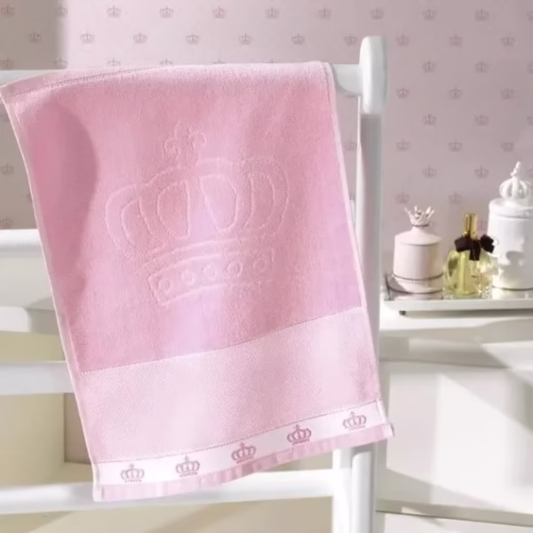 Toalha de Lavabo Dohler Baby Classic rosa