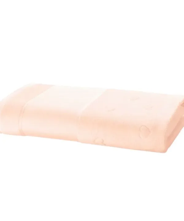 Toalha de Lavabo Dohler Verona Art 30x45cm para Pintar e Bordar Coral claro