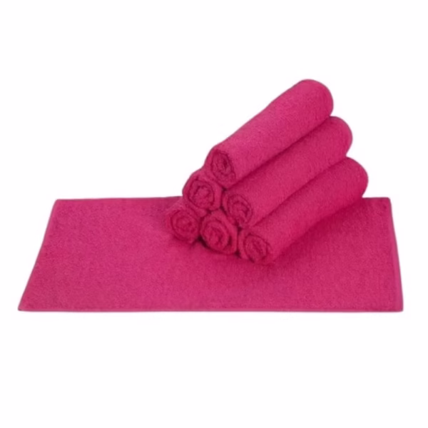 Toalha Manicure BRK 29x45cm Rosa
