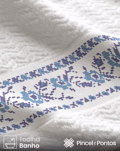 Toalha de Banho Karsten Verona 67×140 cm para Bordar