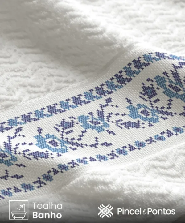 Toalha de Banho Karsten Verona 67×140 cm para Bordar