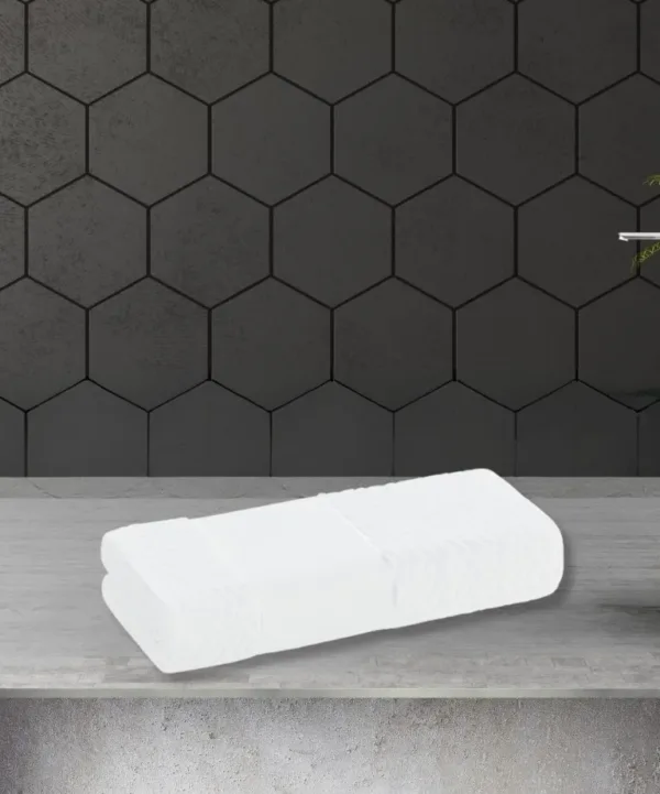Toalha de Banho Karsten Verona 67×140 cm para Bordar Branco