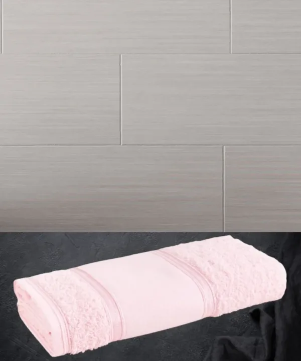 Toalha de Lavabo Karsten Bruna II 30×45 cm para Pintar Rosa Quartzo