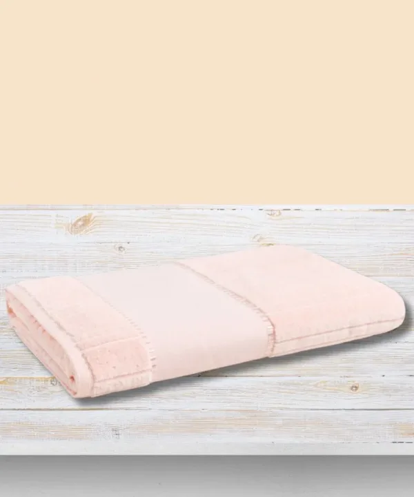Toalha de Lavabo Karsten Stella 30×45 cm para Pintar Salmão