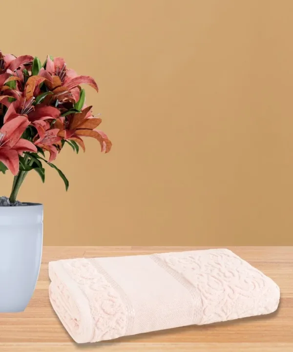 Toalha de Rosto Karsten Melina 50×80cm para Bordar Salmão