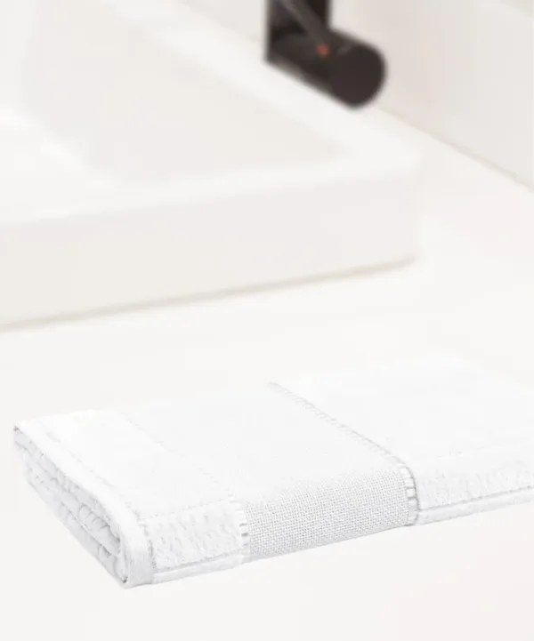 Toalha de Rosto Karsten Stella 49x80 cm para Bordar Branco