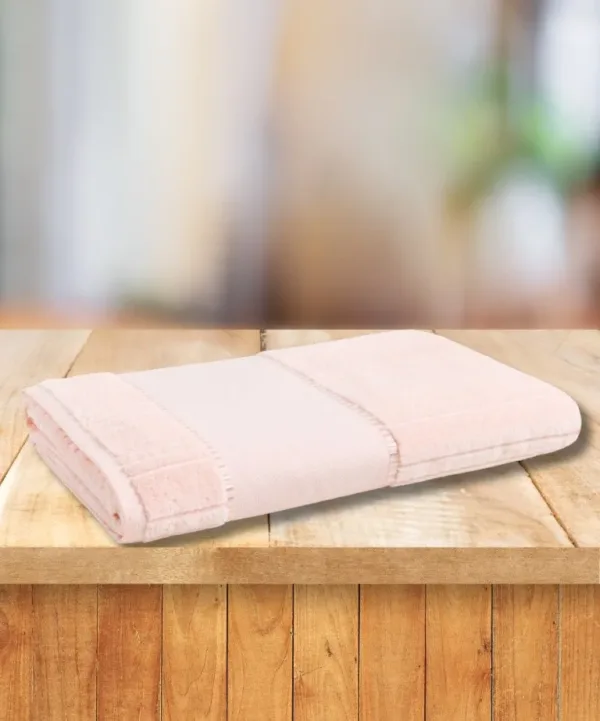 Toalha de Rosto Karsten Stella 49×80 cm para Pintar Salmão