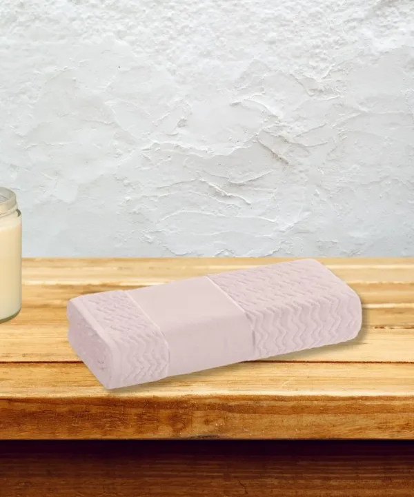 Toalha de Rosto Karsten Verona 49×80 cm para Pintar Rosa Quartzo