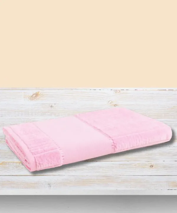 Toalha de Lavabo Karsten Stella 30×45 cm para Pintar Rosa Begônia