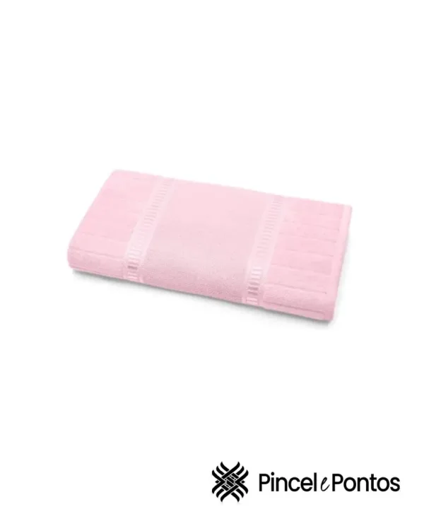 oalha de Rosto Bouton Caprice Luxo 50×80 cm para Bordar Rosa Pétala