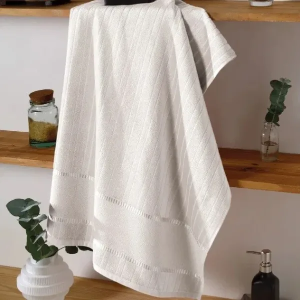 Toalha de Rosto Dohler Bella 50X80 cm para bordar cinza
