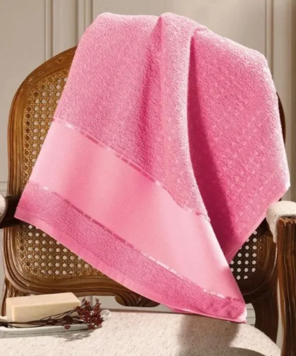 Toalha de Rosto Dohler Multi Arte III 50X80 cm para Pintar e Bordar Rosa Pink