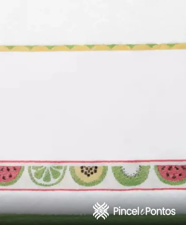 Pano de Copa Jacquard Döhler ArtFacil 45X70 cm para Pintar Frutas