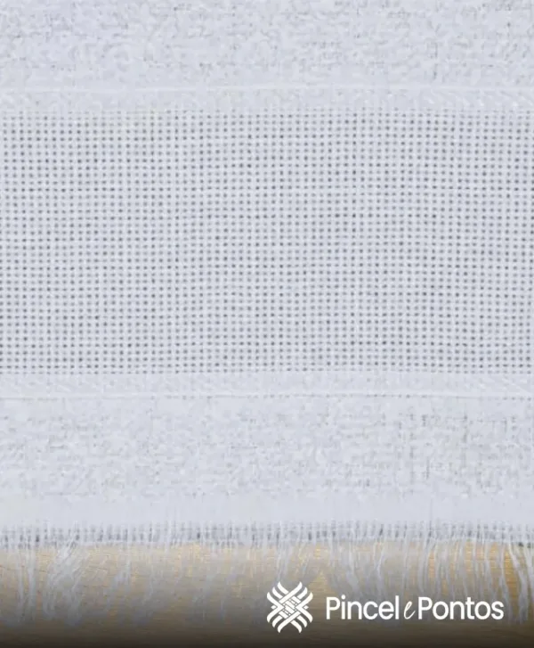 Toalha Social Valletex 23X39 cm para Bordar Branco