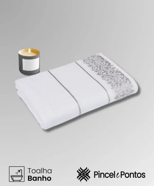 Toalha de Banho Cavhome Sephora 70X140 cm para Pintar