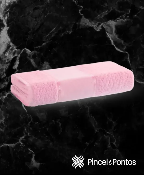 Toalha de Banho Garmisch Ponto Russo 70X1,40 m para Bordar e Pintar Milk Rose