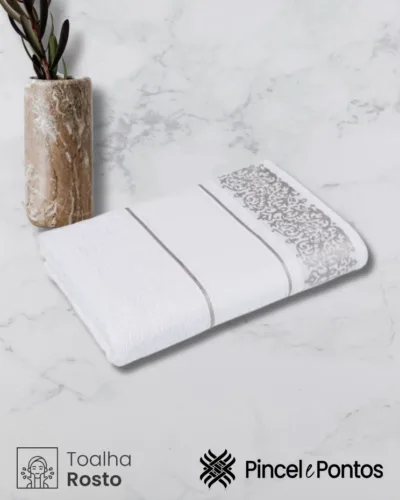 Toalha de Rosto Cavhome Sephora 50X70 cm para Pintar