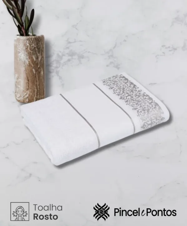 Toalha de Rosto Cavhome Sephora 50X70 cm para Pintar