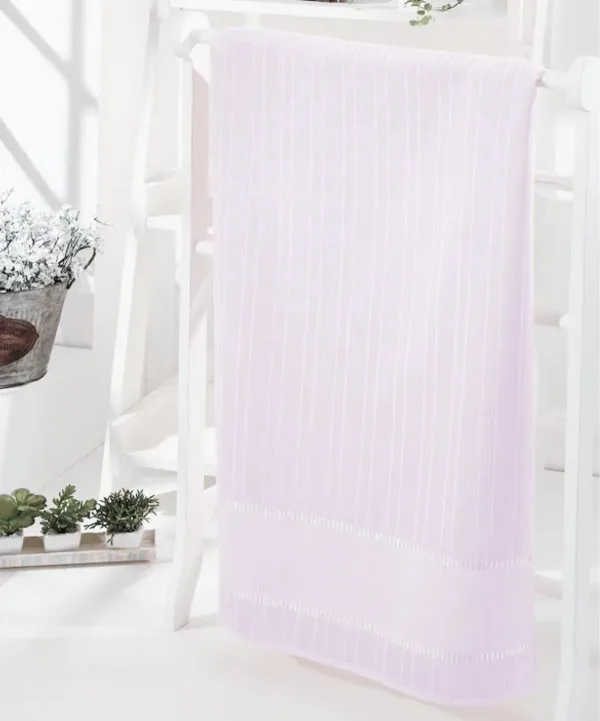 Toalha de Lavabo Döhler Bella 30X45 cm para bordar Violeta Claro