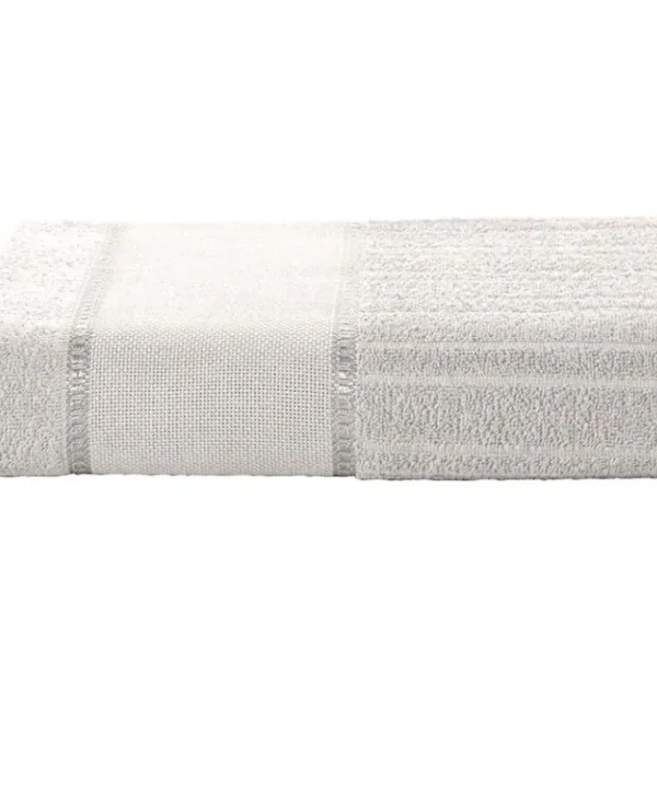 Imagen para Toalha de Rosto Döhler Firenze III 50X80 cm para Bordar cinza
